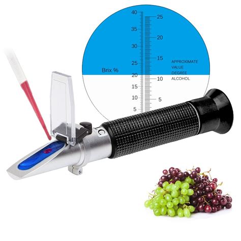 how to use a refractometer for grapes|how to measure red wine grapes.